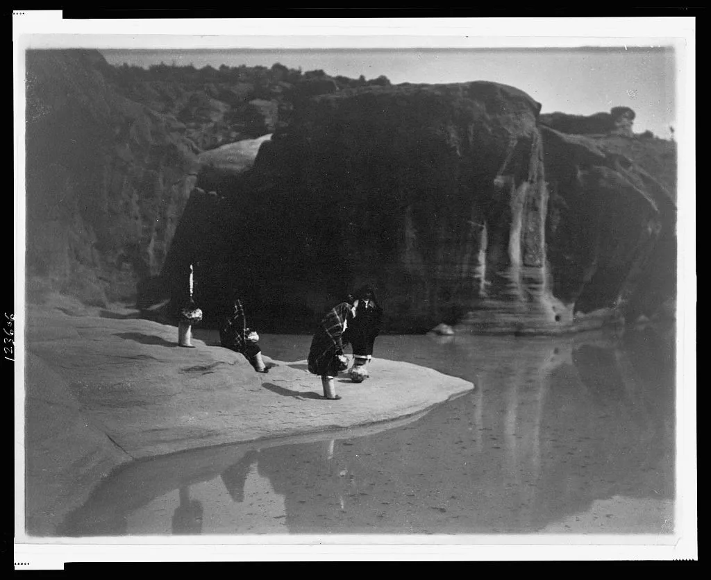 Acoma water carriers, New Mexico, 1905