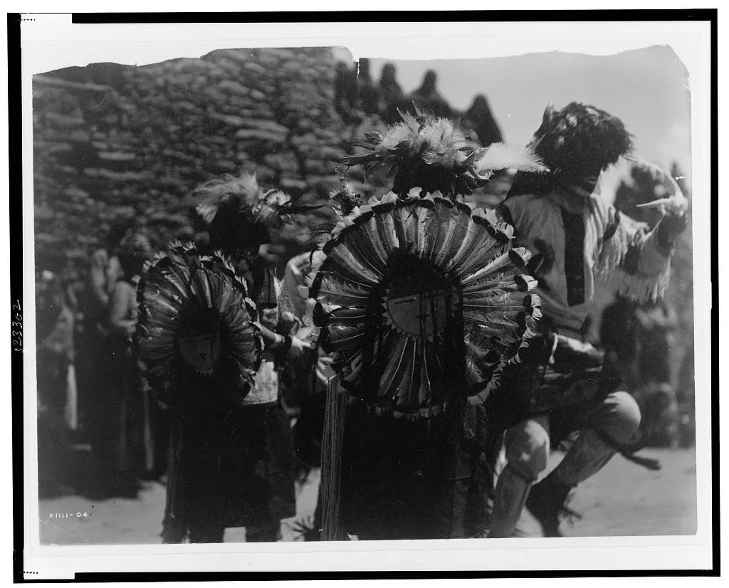 Buffalo dancers, New Mexico, 1905
