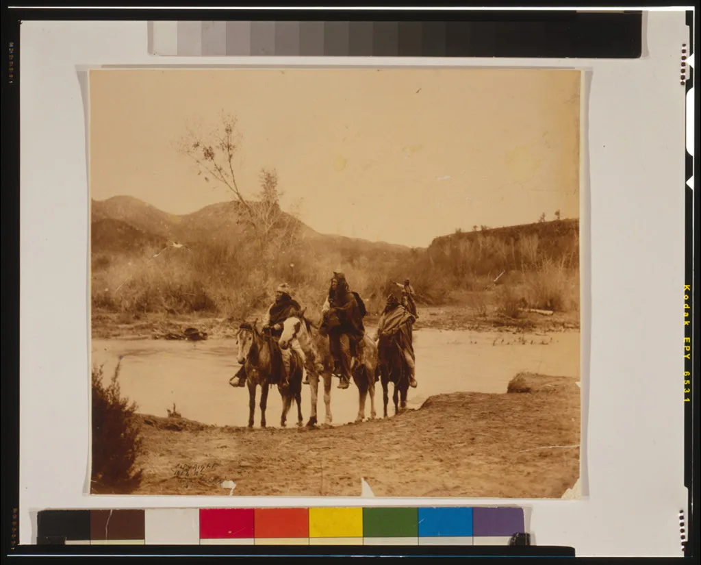 At the ford--Apache, 1903