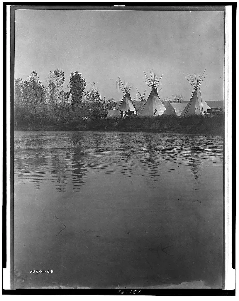 On the rivers edge, 1908