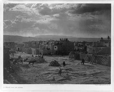 A Feast Day at Acoma, 1904