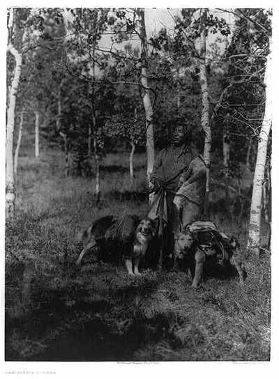 Assiniboin hunter, 1926