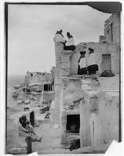 On the housetop--Hopi, Arizona, 1906