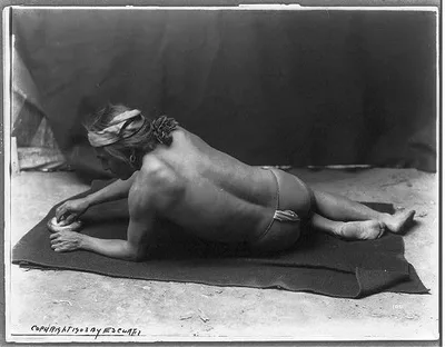 Grinding medicine--Zuni, New Mexico, 1903