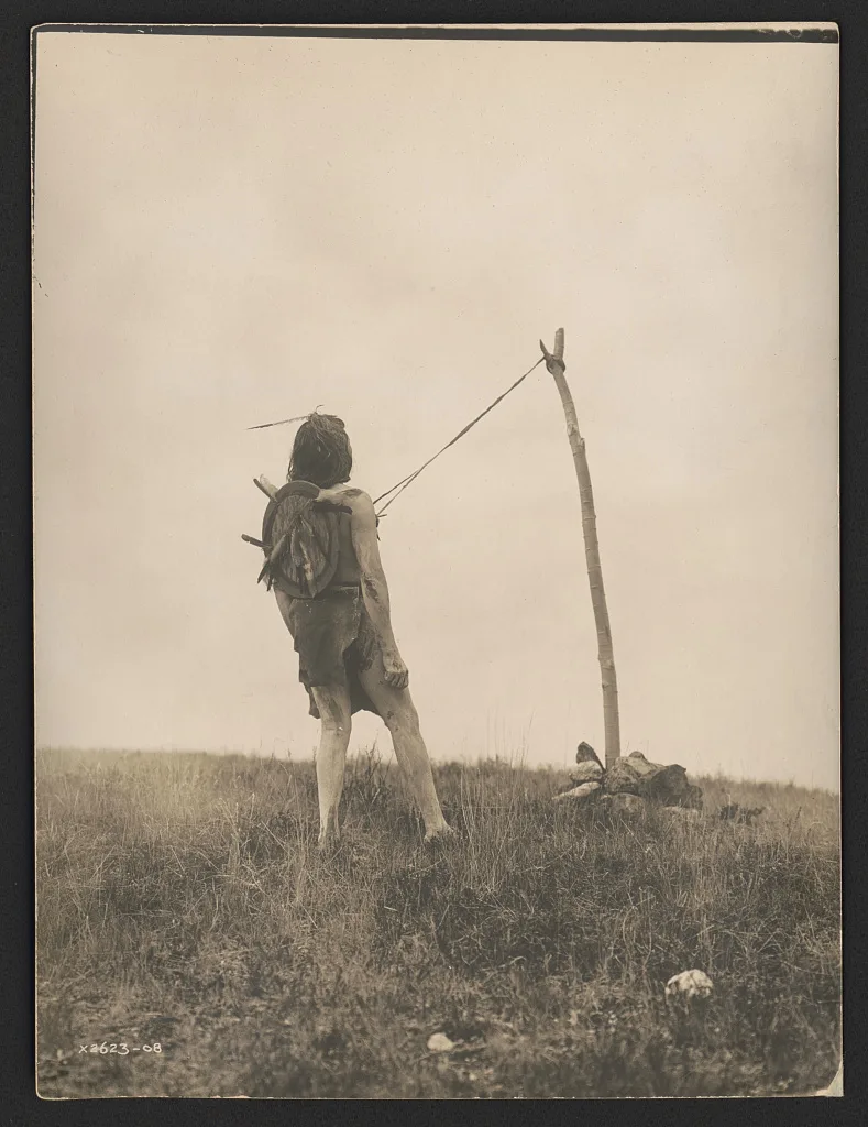 For strength and visions--Apsaroke, 1908