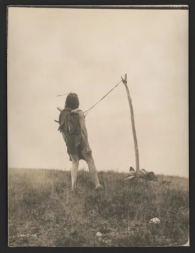 For strength and visions--Apsaroke, 1908