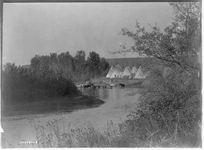 On the Little Big Horn, Little Bighorn River, Montana, Wyo. & Mont, 1908