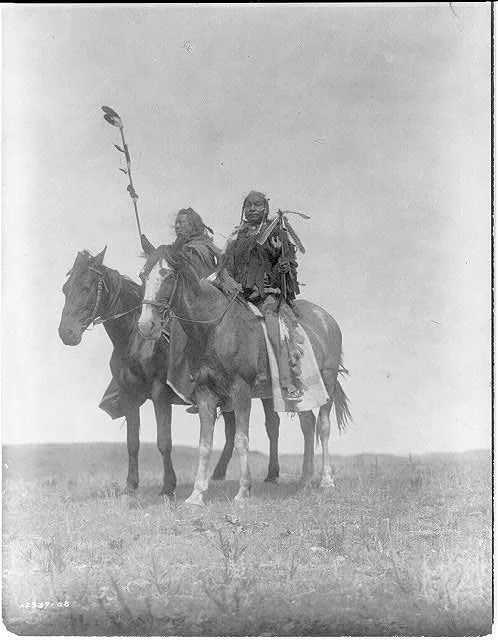 Atsina chiefs, Montana, 1908