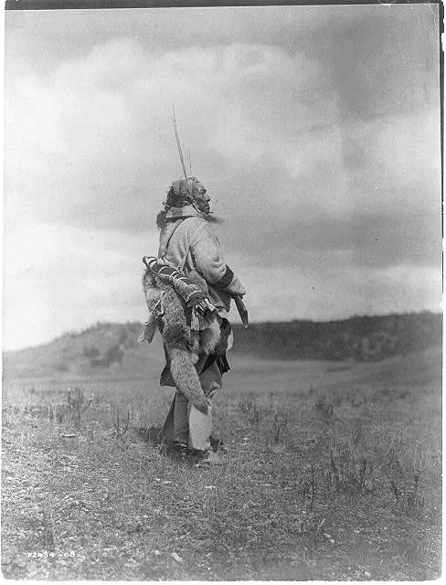 The scout--Atsina, Montana, 1908