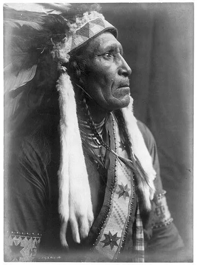 Raven Blanket--Nez Percé, 1910