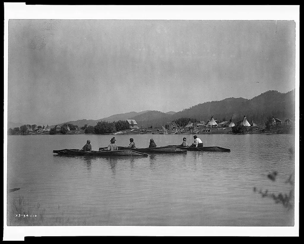 Home of the Kalispel, Washington, 1910