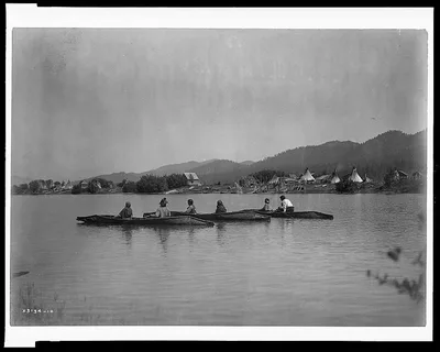 Home of the Kalispel, Washington, 1910