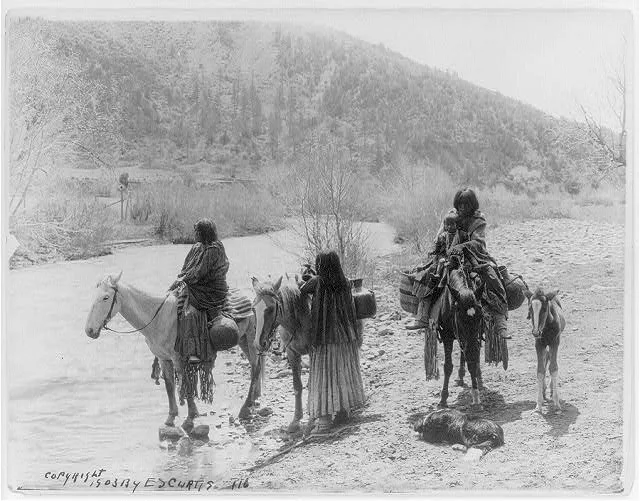 At the ford, 1903