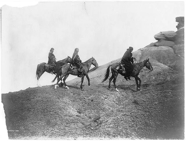 Into the hills--Navaho, 1905