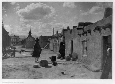 Street Scene--San Juan, San Juan, New Mexico, 1927