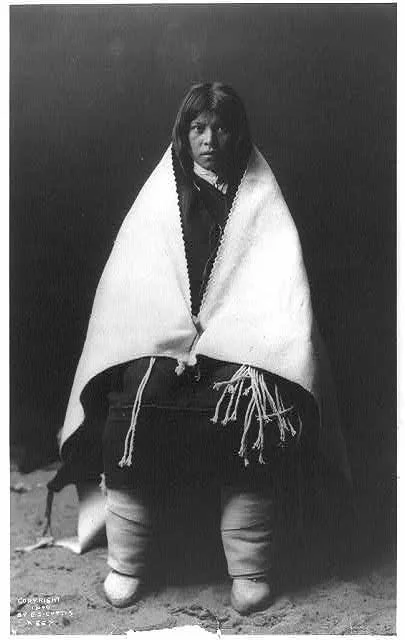 Hopi bridal costume, Arizona, 1900