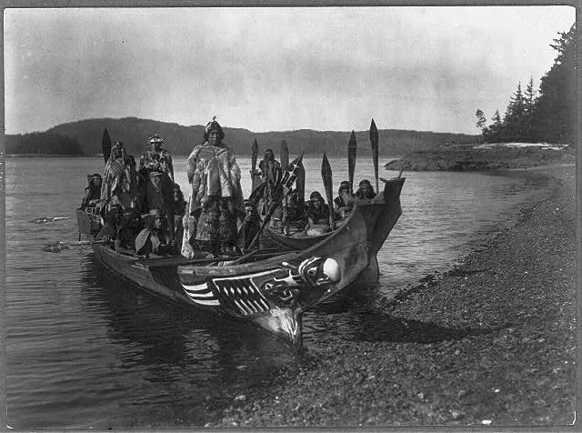 The wedding party--Qagyuhl, British Columbia, 1914