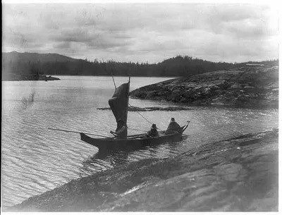 Sailing--Qagyuhl, British Columbia, 1914
