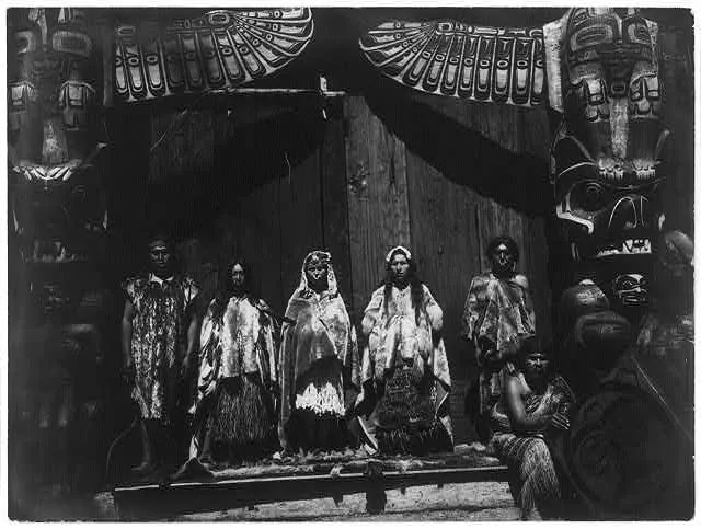 A bridal group, British Columbia, 1914