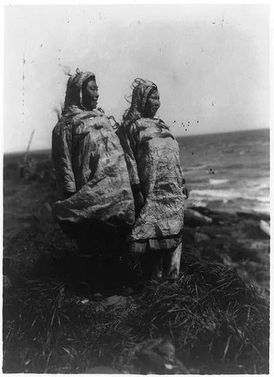 Waterproof parkas--Nunivak, Nunivak Island, Alaska, 1929