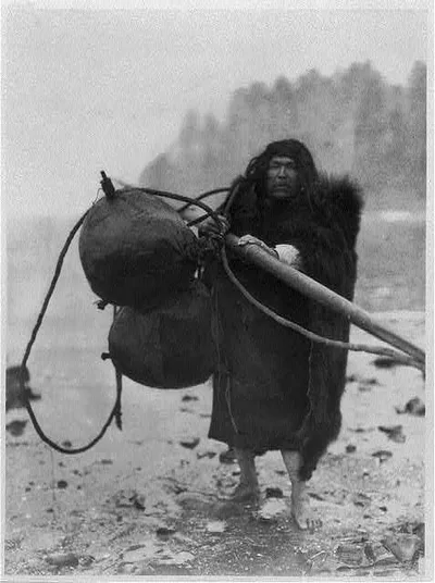 Photograph from 1915: Whaler - Makah