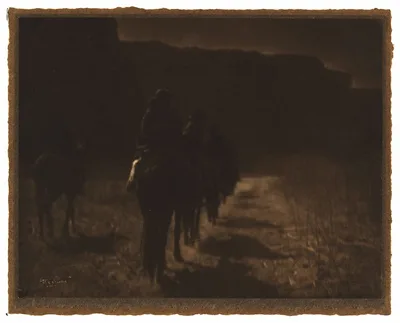 The vanishing race--Navaho, 1904