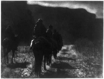 The vanishing race--Navaho, 1904