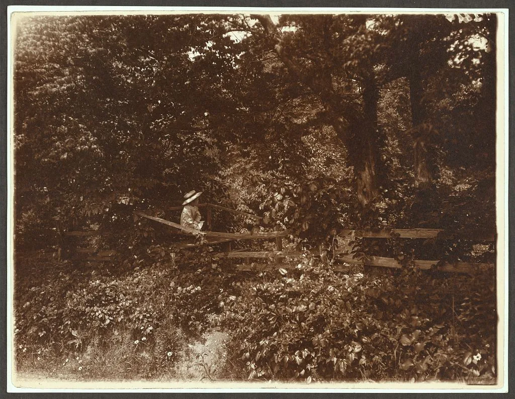 Quentin Roosevelt on the fence, Oyster Bay, New York, 1904