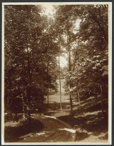 A turn in the road, Sagamore Hill, Oyster Bay, New York, Sagamore Hill National Historic Site, 1904