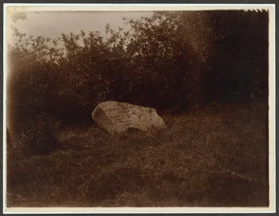 To the memory of the dogs, Oyster Bay, New York, Sagamore Hill National Historic Site, 1904