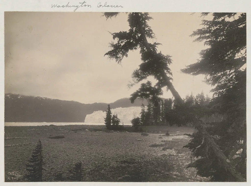 [West front of Columbia Glacier, Prince William Sound, Alaska], Columbia Glacier, Alaska, 1899