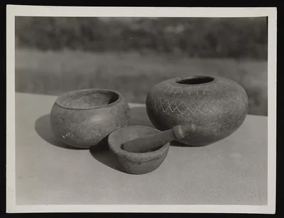 Steatite vessels from Santa Catalina Island, California, Santa Catalina Island, 1900