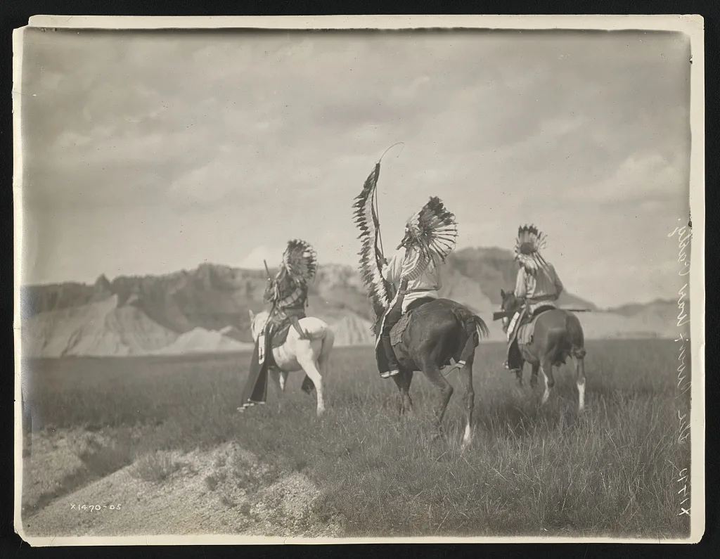 A Sioux war party, 1905