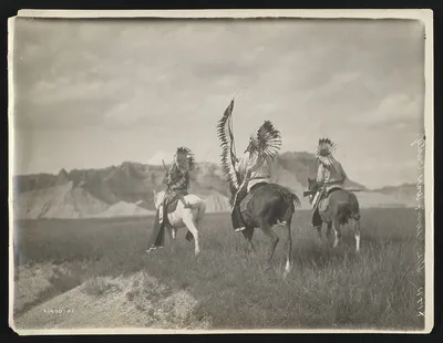 A Sioux war party, 1905