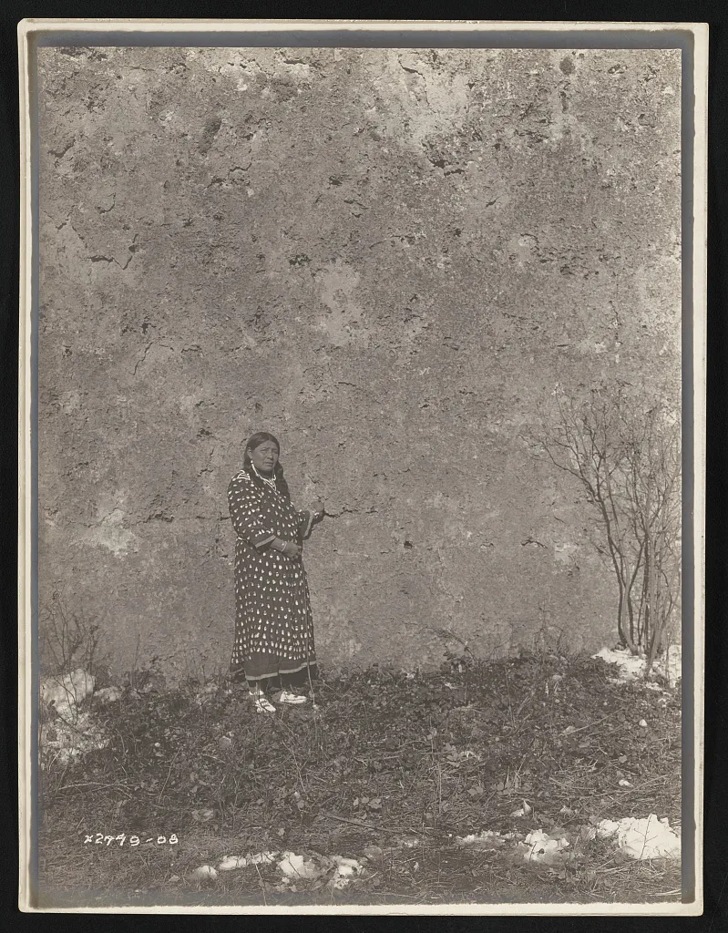 The wife of Plenty Coups, 1908