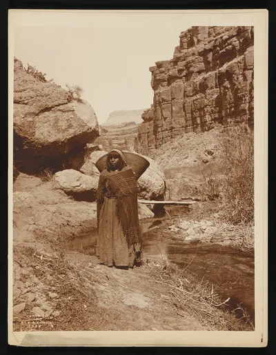 Woman with basket, Arizona, 1903