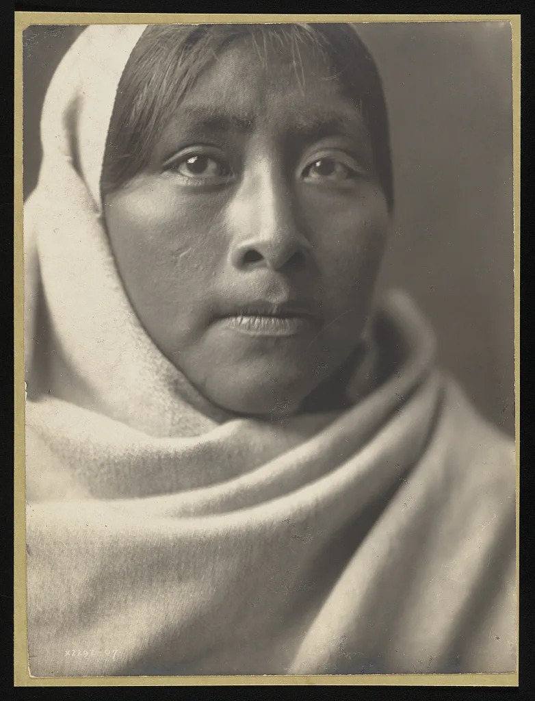 Papago maiden, Arizona, 1907