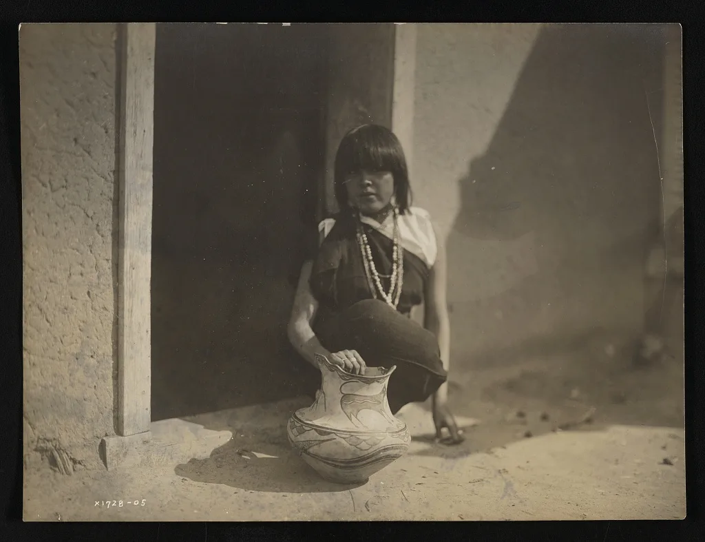San Ildefonso girl, San Ildefonso Pueblo, New Mexico, 1905