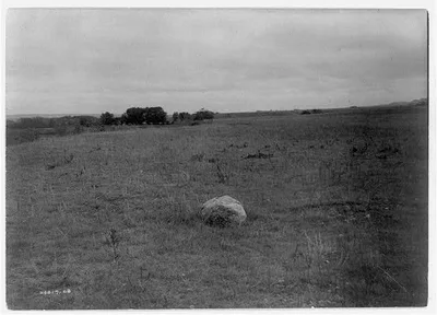 The mythic stone--Hidatsa, Missouri River Valley, North Dakota, 1908