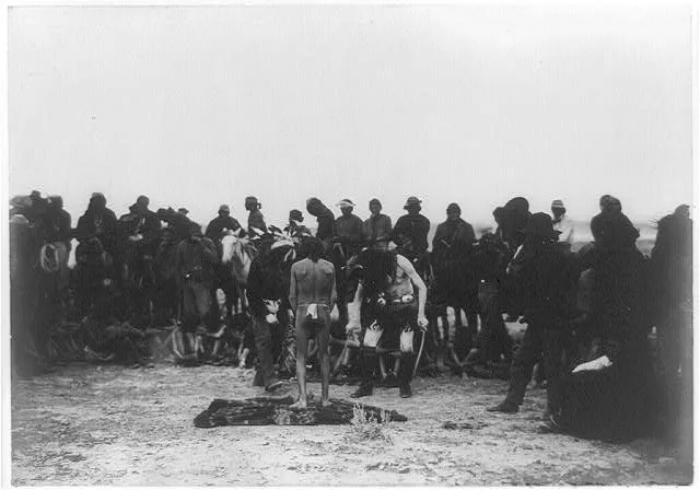 Yebichai initiation outdoors, 1904