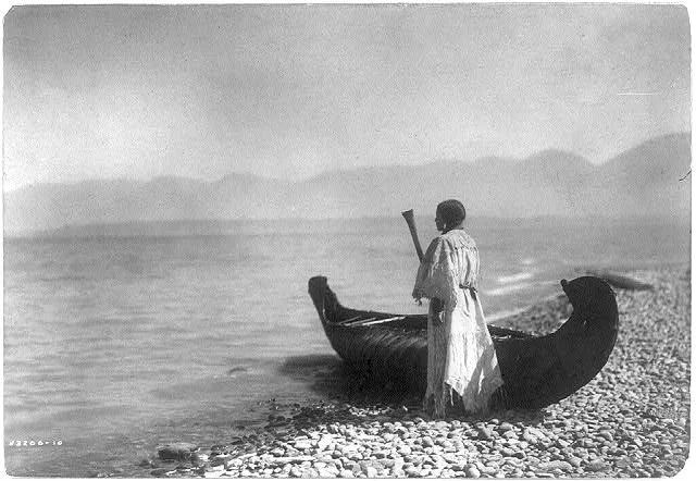 Kutenai woman, Idaho, Montana, 1910