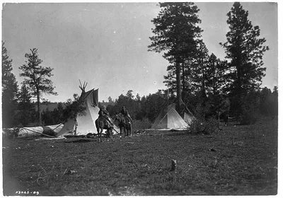 Camp of the Root Diggers--Yakima, Washington, 1909