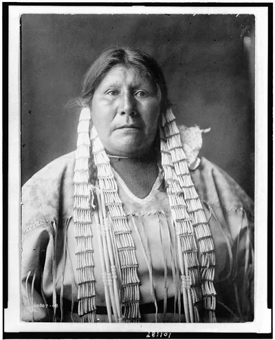 Arikara woman, Great Plains, 1908