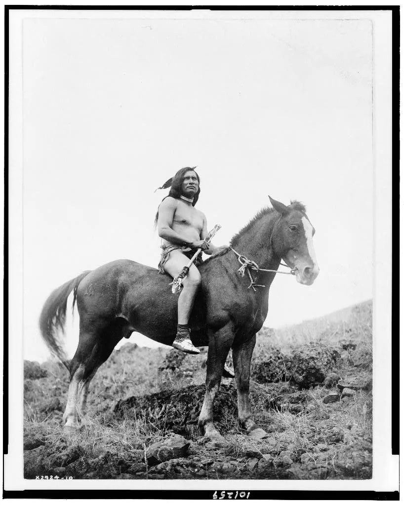 The old-time warrior--Nez Percé, Pacific, 1910