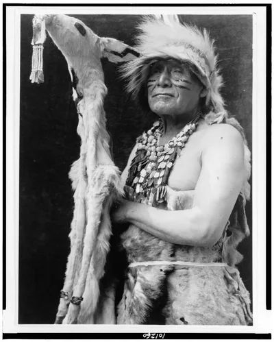 White deerskin dance costume--Hupa, California, 1923