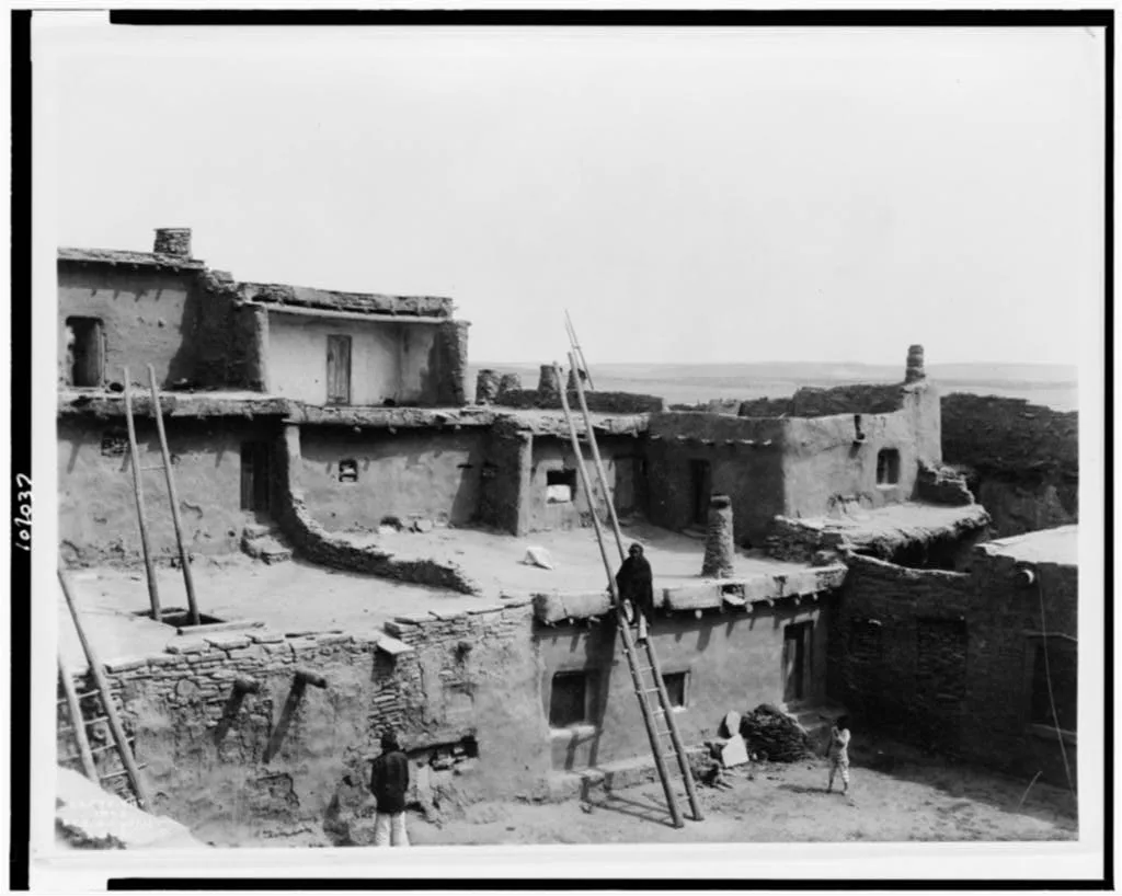 [A corner of Zuni], New Mexico, 1903