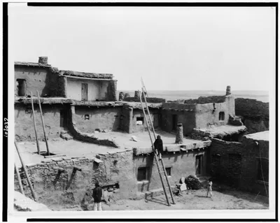 [A corner of Zuni], New Mexico, 1903
