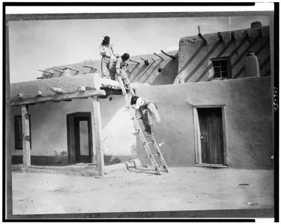 In San Ildefonso, New Mexico, 1927