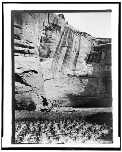 [Today and Yesterday--Navajo. Antelope Ruin, Canyon del Muerto], Arizona, 1906