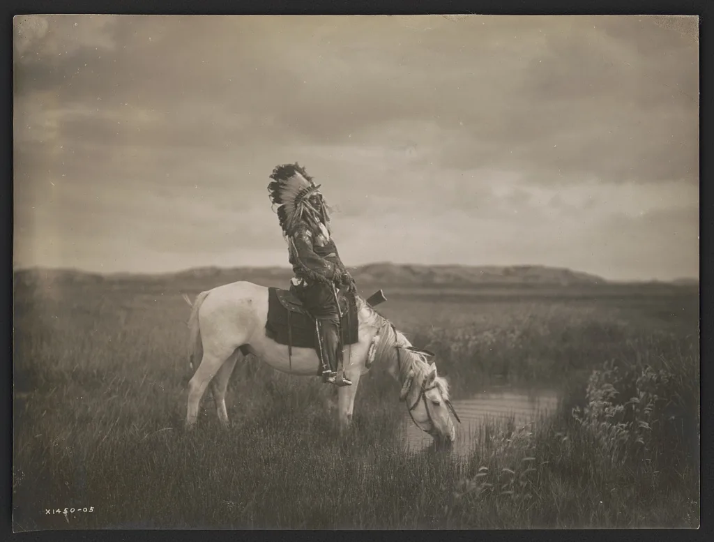 An oasis in the Badlands, North Dakota, Badlands, 1905